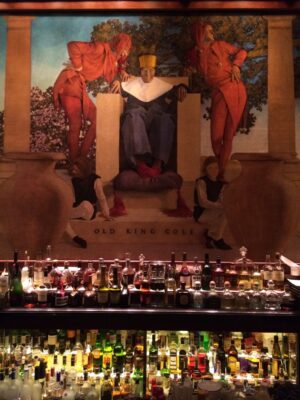 Maxfield Parrish Mural The King Cole bar - St. Regis hotel - New York