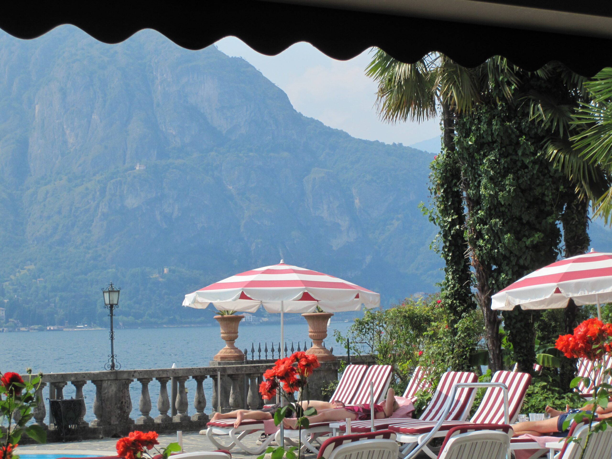 Terrace of Grand Hotel Villa Serbelloni, Bellagio. Photograph by The Traveling Gentleman @travelinggentleman